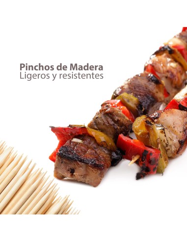 BROCHETAS DE MADERA