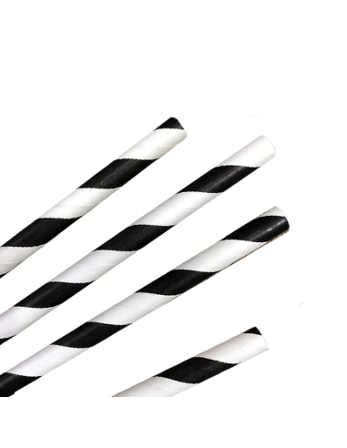 CAÑITAS DE PAPEL RAYADAS BLANCAS Y...