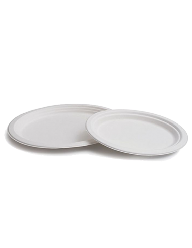 PLATO FIBRA CAÑA DE AZUCAR