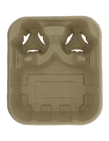 PORTAVASOS 2 CAVIDADES CON BANDEJA